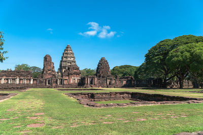 View of temple against sky