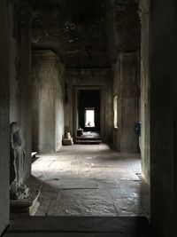 Corridor in abandoned building