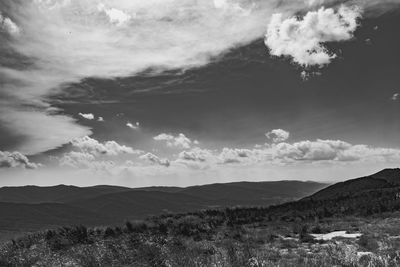 Scenic view of landscape against sky