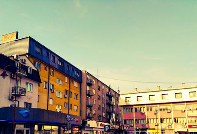 Buildings against sky in city