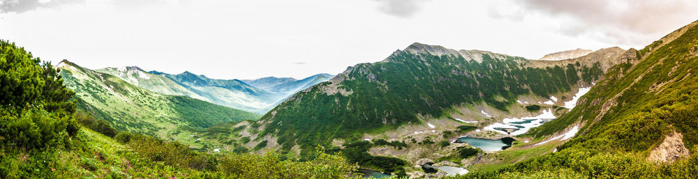 Scenic view of mountains