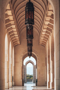 Low angle view of historic building