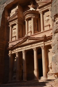 Low angle view of historical building