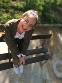 Portrait of a smiling young woman