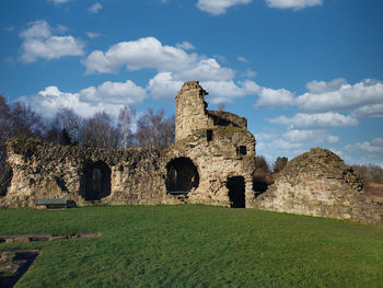 Flint castle, flint, flintshire, north wales, uk