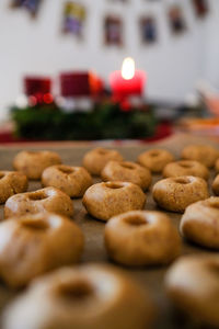 Close-up of cookies