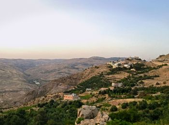 Scenic view of mountains