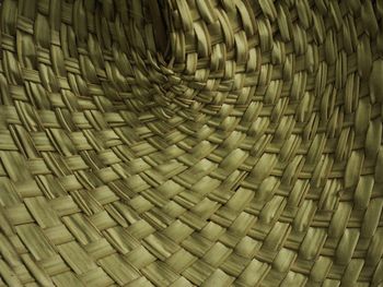 Full frame shot of wicker basket