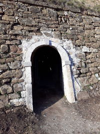 Entrance of historic building