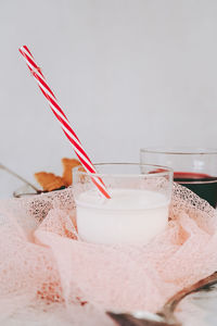 Close-up of drink on table