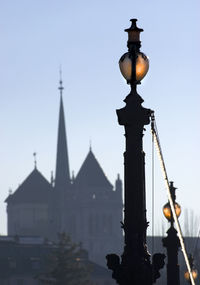 Low angle view of church