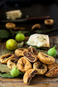 Close-up of fruits on table