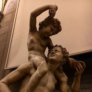 Low angle view of statue