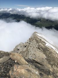 Scenic view of mountain against sky