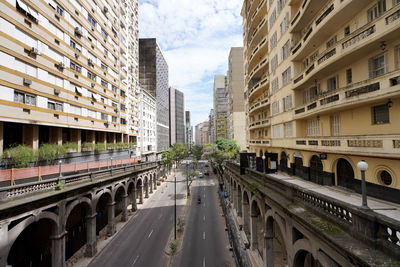 Otavio rocha viaduct landmark in the city of porto alegre, rio grande do sul, brazil