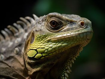 Close-up of iguana