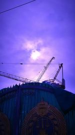 Low angle view of built structure against sky