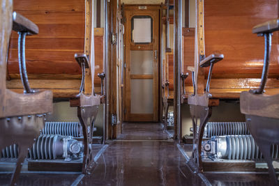 Inside of a train wagon - 1920