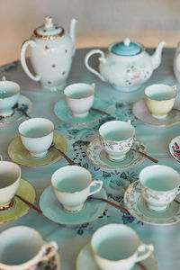 Close-up of coffee on table