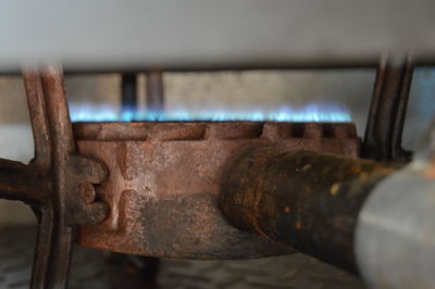 Close-up of rusty metal