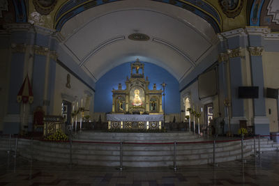 Interior of church