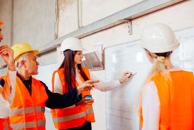 Group of people working in office