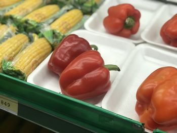 Close-up of bell peppers