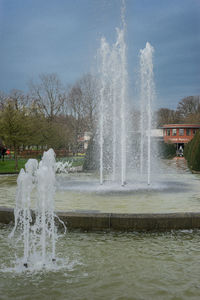 Fountain in park