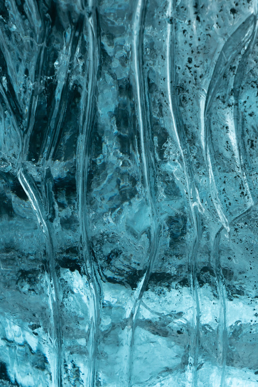 FULL FRAME SHOT OF ICE ON GLASS