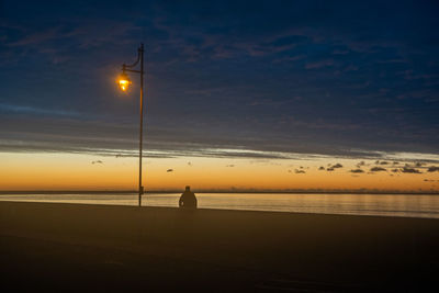 Golden strips of sunlight in winter morning sunrises