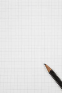 High angle view of pen against white background