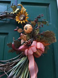 Close-up of butterfly on flowers