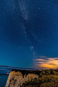 Scenic view of sky over sea