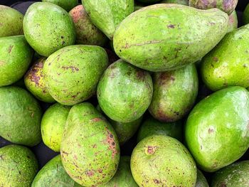 Full frame shot of fruits in market