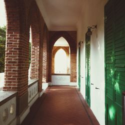 Corridor of building