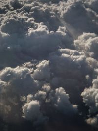 Low angle view of clouds in sky