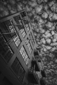 Low angle view of building against sky