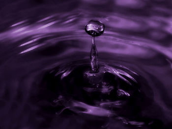 Close-up of splashing water