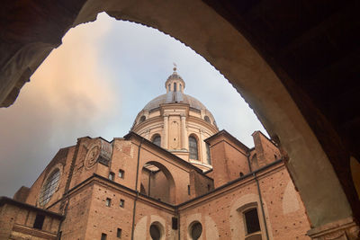 Low angle view of church