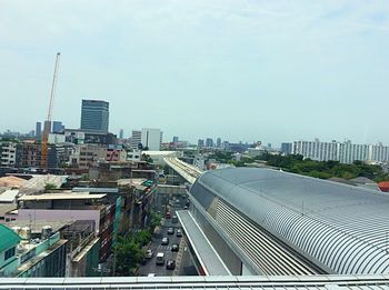 View of city against sky