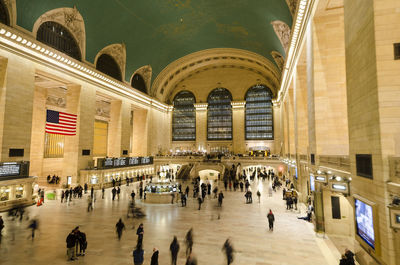 People in grand central station