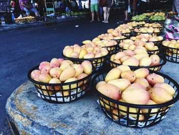 Fruits for sale in market