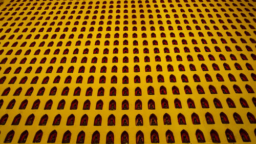 Full frame shot of patterned stack