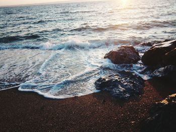 Scenic view of beach