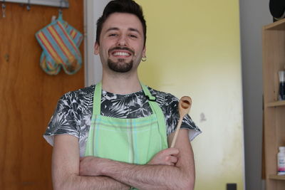 Portrait of a young man smiling