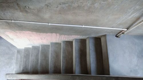 Low angle view of staircase in building