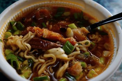 Close-up of food in bowl