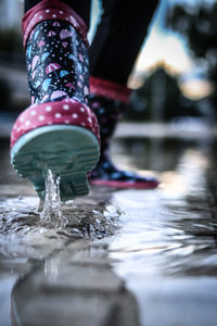 Close-up of splashing water