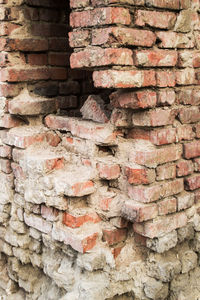 Full frame shot of brick wall