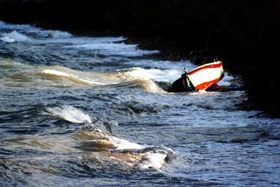 Boat in sea